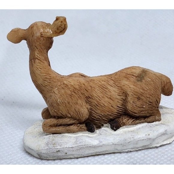 Lemax Kneeling Deer Miniature Shelf Sitter Home Decor Animal - Picture 11 of 12